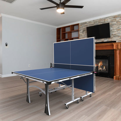 Butterfly Premium Indoor Table Tennis Table 16mm Blue Foldable Ping Pong Set