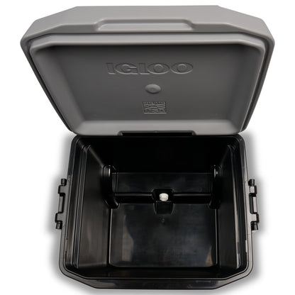 Igloo MaxCold Ultra 62QT Wheeled Roller Cooler Box 5 Day Ice Grey 90 Cans