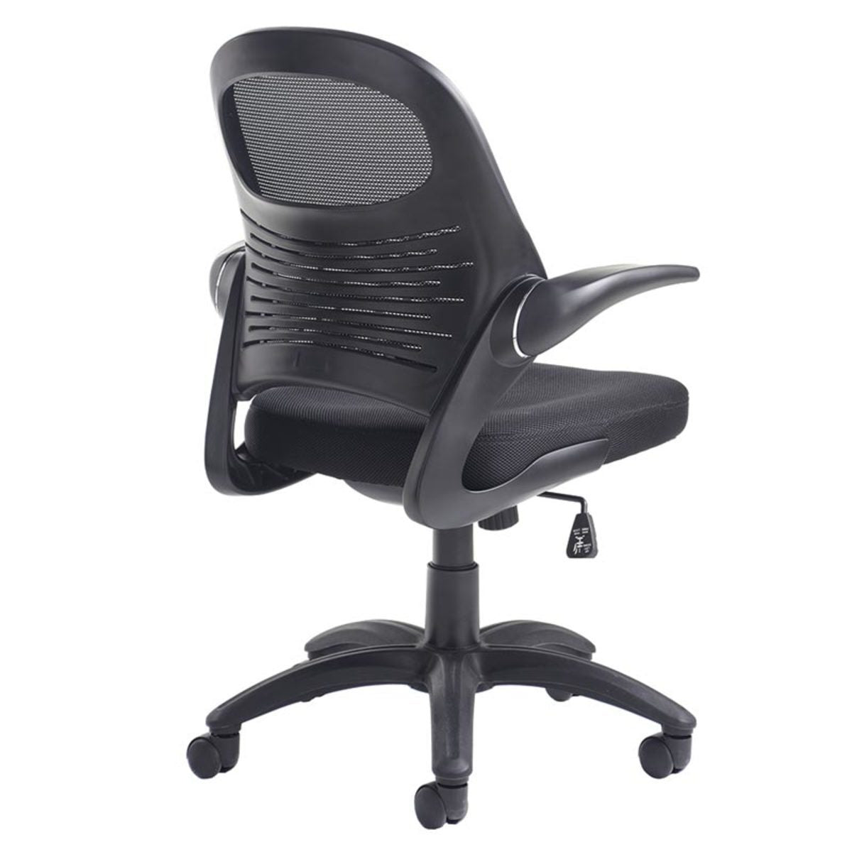Dams Orion Black Mesh Office Chair Operator Breathable Back Gas Lift Tilt