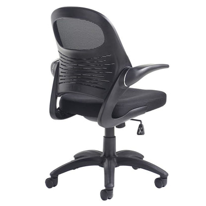 Dams Orion Black Mesh Office Chair Operator Breathable Back Gas Lift Tilt