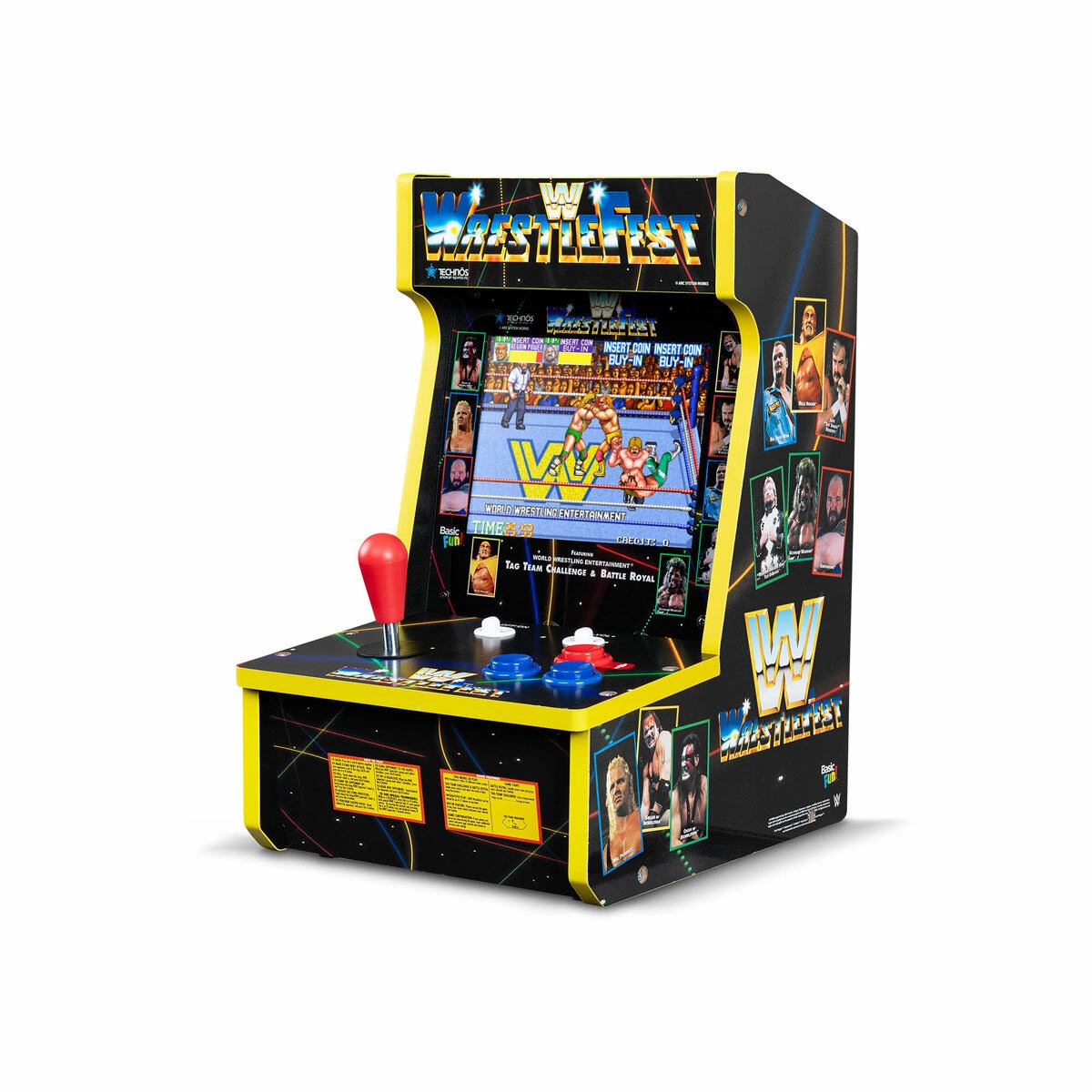 Arcade Classics WWE Wrestlefest Countercade Machine 8" LCD Retro Gaming