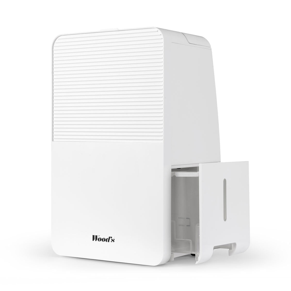 Woods MDK11 White Dehumidifier 10L Per Day 50m² Laundry Mode 1.8L Tank Timer