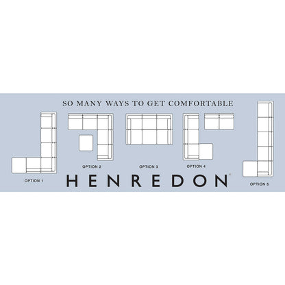 Henredon Murphy Cream 6pc Modular Fabric Corner Sofa Set Ottoman Lounge