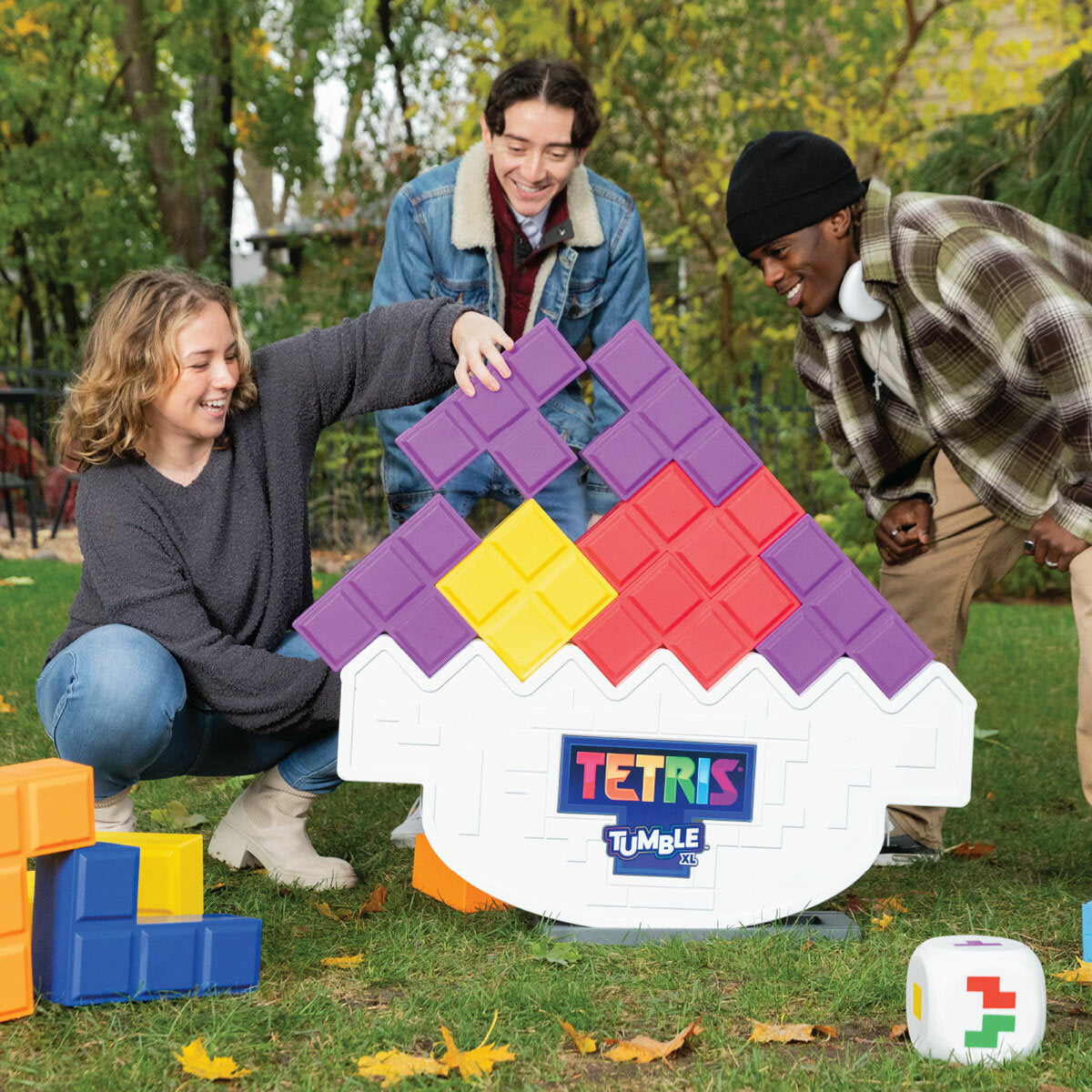 Eastpoint Tetris Tumble XL Outdoor Tower Block Game 6ft All-Weather Family Fun