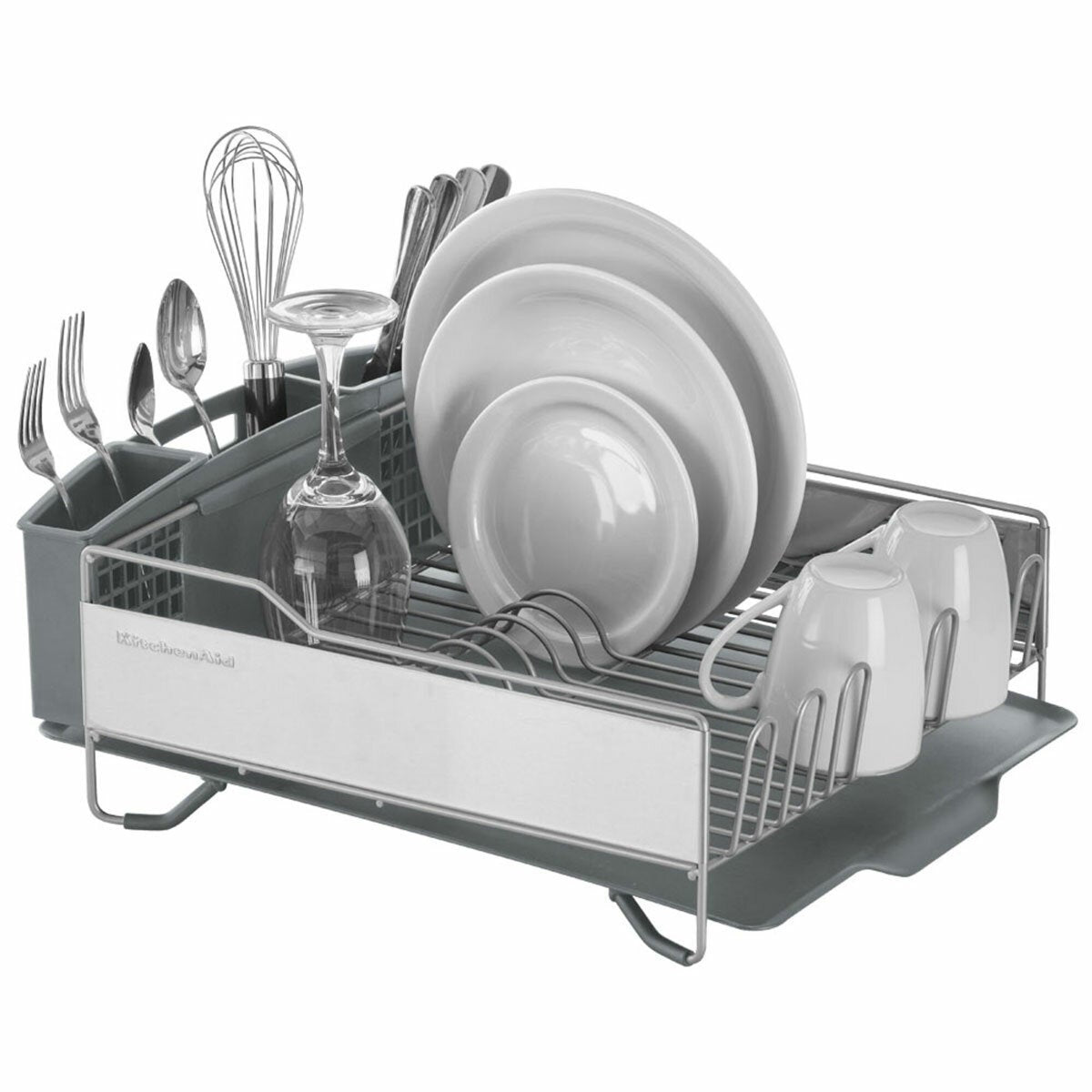 KitchenAid Dish Rack L10 P30 Spacious Self Draining Nonslip Kitchen Drainer