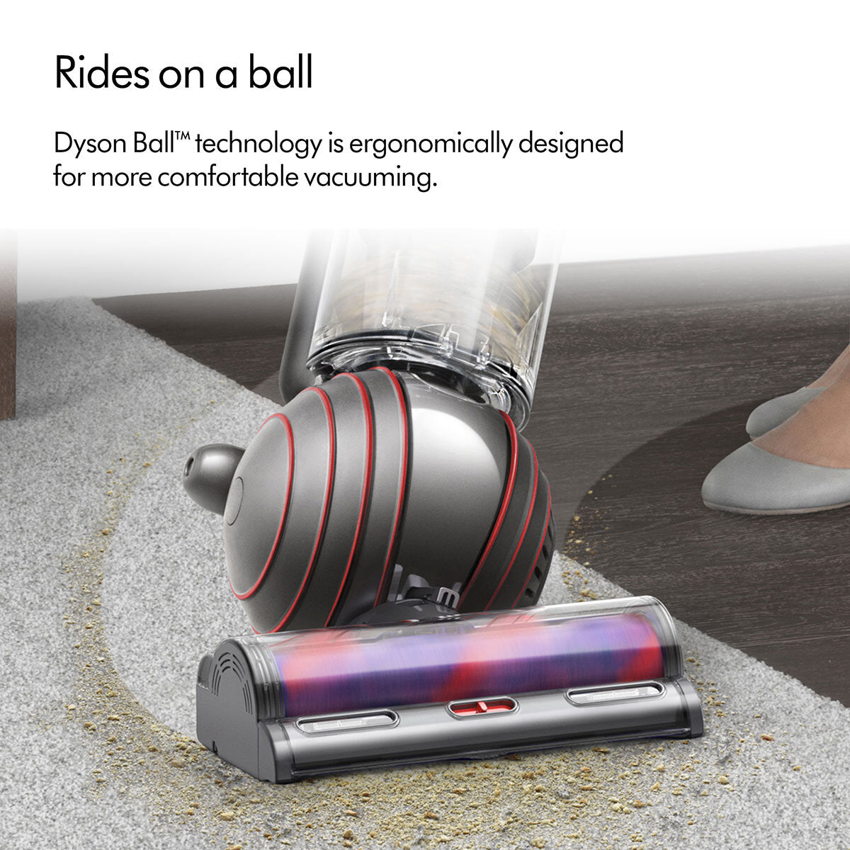 Dyson Ball Animal Upright Vacuum Cleaner UP32 Bagless Hoover Carpet Grey