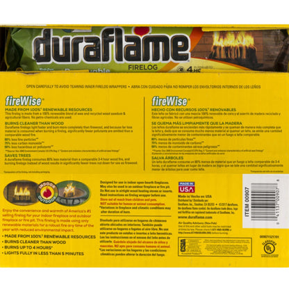 Duraflame Firelog 6lb Fire Logs 9 Pack Fireplace Long Burn Indoor Campfire