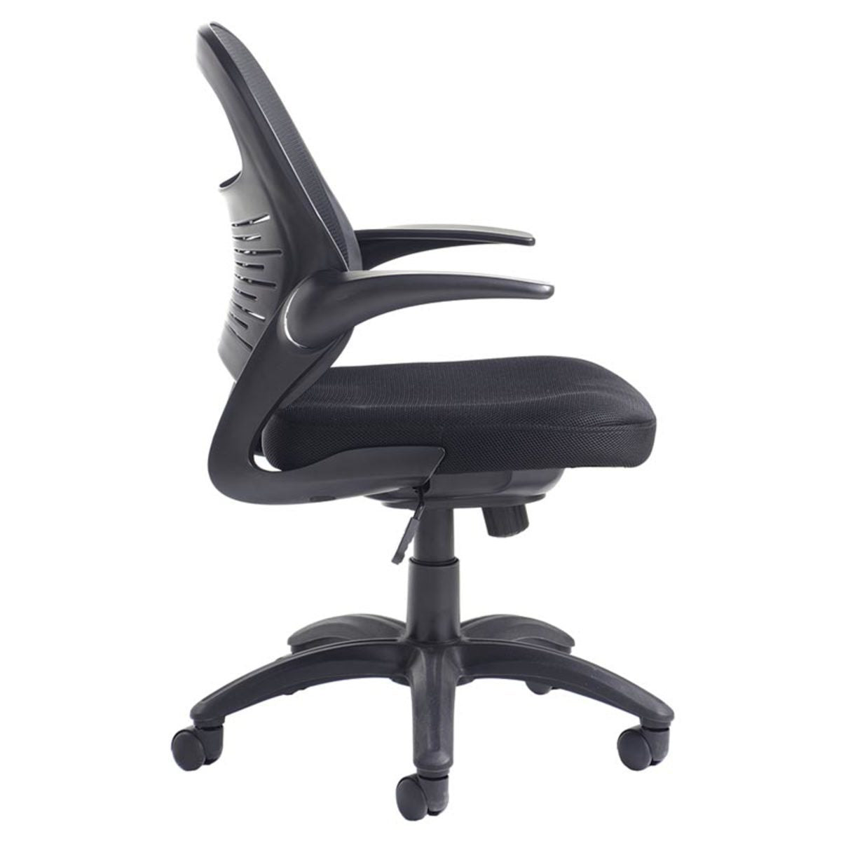 Dams Orion Black Mesh Office Chair Operator Breathable Back Gas Lift Tilt