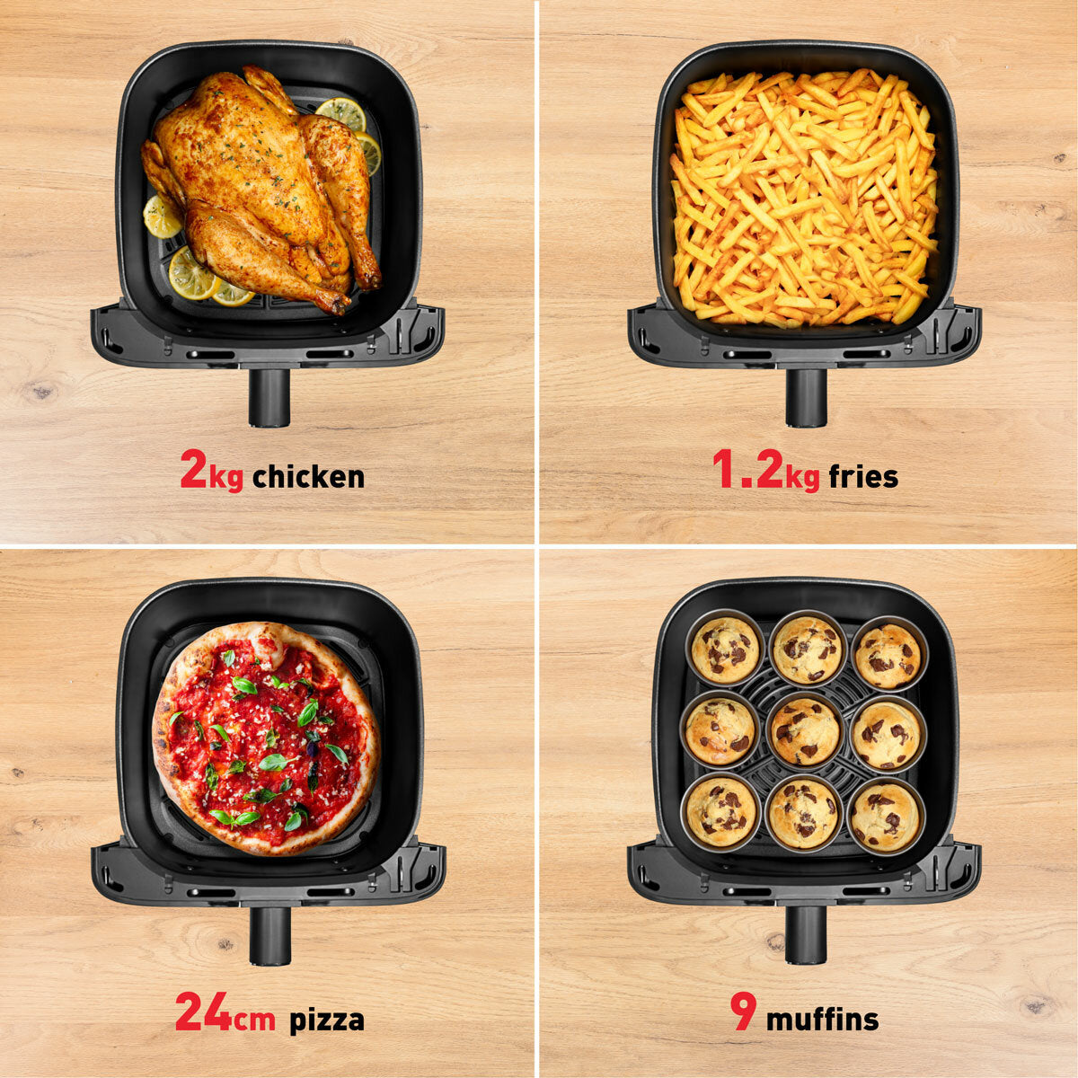 Tefal Easy Fry Mega Air Fryer EY855D40 7.5L 2020W 8 Presets Stainless Steel
