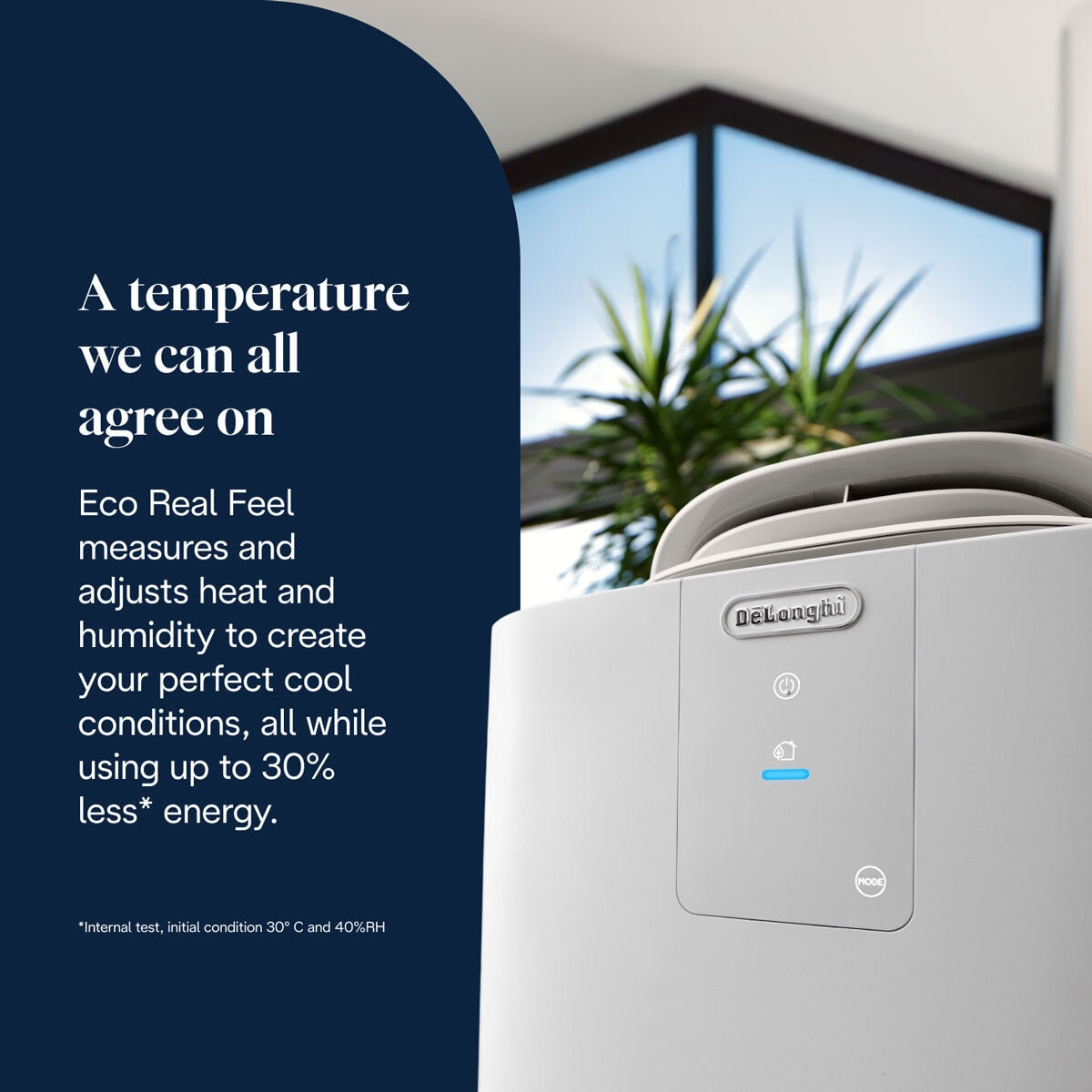 De'Longhi GentleJet AP98 Portable Air Conditioner 11500 BTU A+ White Remote