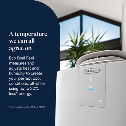 De'Longhi GentleJet AP98 Portable Air Conditioner 11500 BTU A+ White Remote