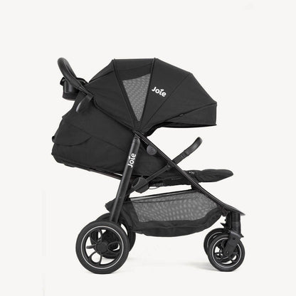 Joie Litetrax Pro 3-in-1 Compact Stroller Pushchair Black Flat Recline Buggy