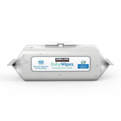 Kirkland Signature Tencel Baby Wipes 900 Pack Hypoallergenic Fragrance Free