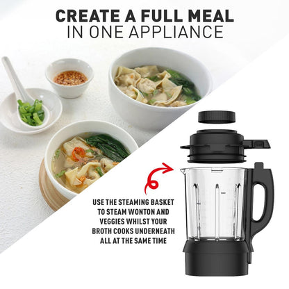 Tefal BlendForce 2 Glass Blender Soup Maker 1400W Silver BL83SD65 10 Programs