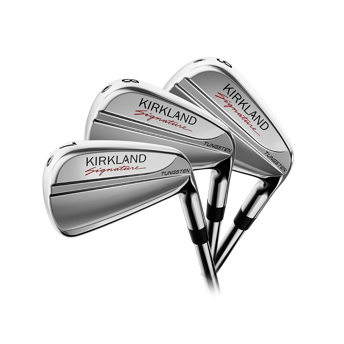 Kirkland Signature Golf Iron Set 7-Piece Right Handed Stiff Flex Carbon Steel