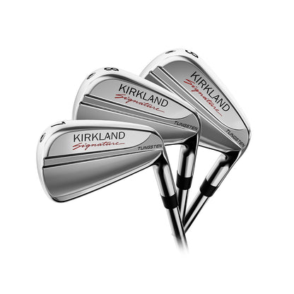 Kirkland Signature Golf Iron Set 7-Piece Right Handed Stiff Flex Carbon Steel