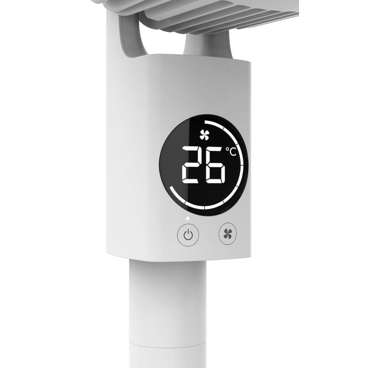 Meaco Sefte 10" 3-in-1 Pedestal Fan Air Circulator 12 Speed DC White Remote
