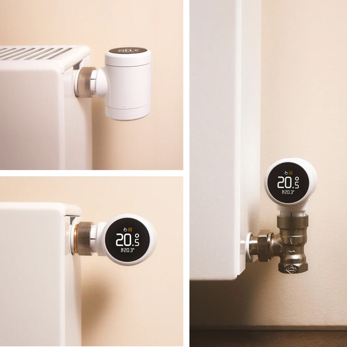 Tado Wireless Smart Thermostat Starter Kit & 2x Radiator Valves TRV White