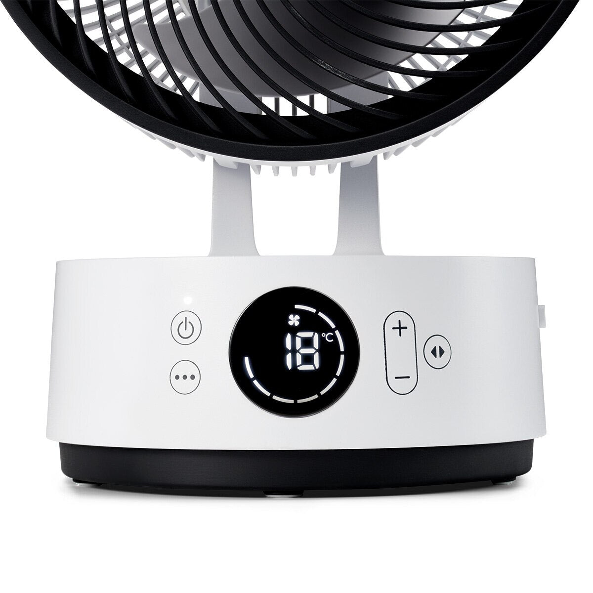 Meaco Sefte 8" Rechargeable Desktop Air Circulator Fan Cordless 12 Speed White