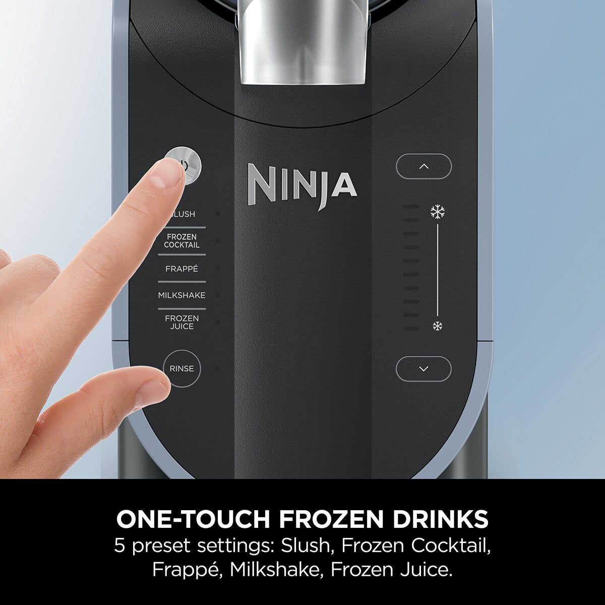 Ninja Slushi Frozen Drink Maker Slush Machine FS301UK 2.5L Blue Black 11kg