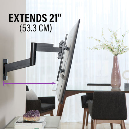 Sanus SMF421-B2 Full Motion TV Wall Mount Bracket 26-55" 24kg VESA 400x400