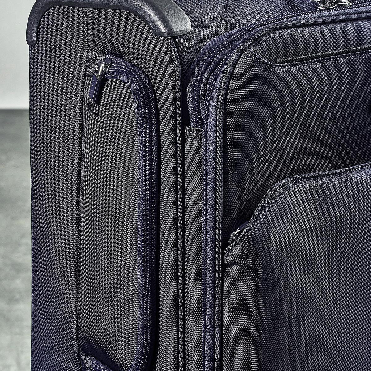 Rock Georgia 4 Piece Softside Luggage Set in Navy | Costc...