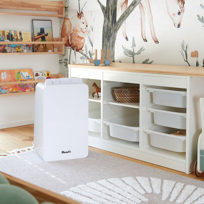 Woods MDK11 White Dehumidifier 10L Per Day 50m² Laundry Mode 1.8L Tank Timer