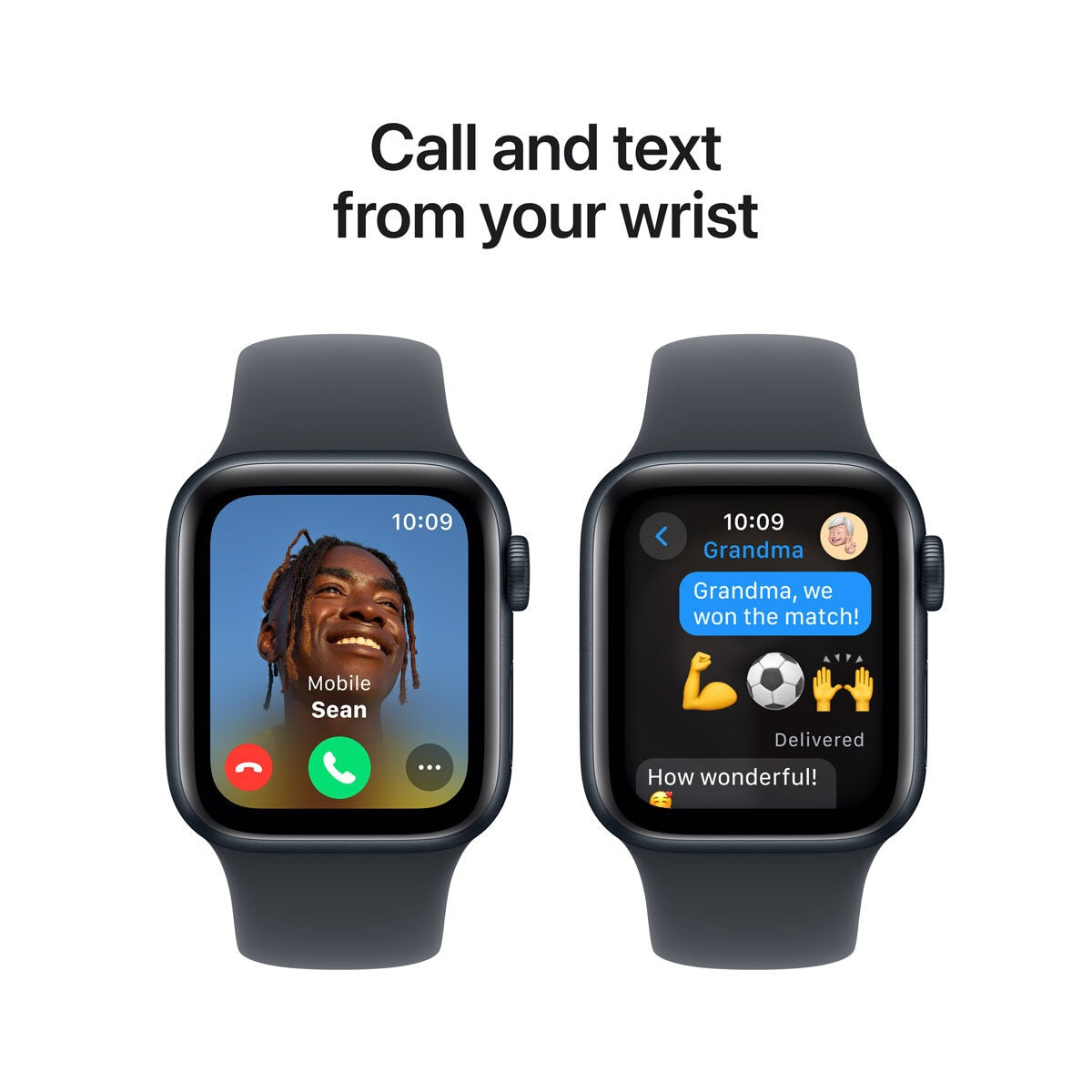 Apple Watch SE 2nd Gen GPS 40mm Midnight Aluminium Sport Band Smartwatch