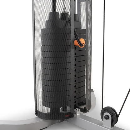 Marcy MWM986 Home Gym System 68kg Steel Weight Stack Pulley Black Silver