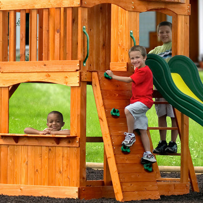 Backyard Discovery Atlantis Swingset Playcentre (3-10 Years), 150 kg, Brown