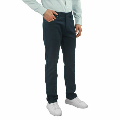 Jachs Loopback Twill Pant Navy Blue Mens Chino Trousers 32-38W 32L Bottoms