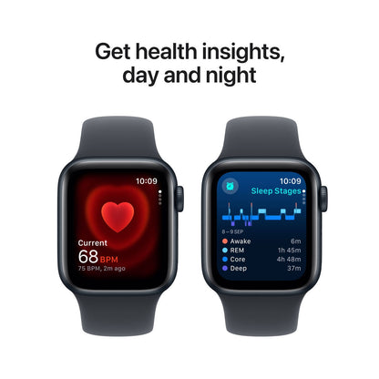 Apple Watch SE 2nd Gen GPS 40mm Midnight Aluminium Sport Band Smartwatch