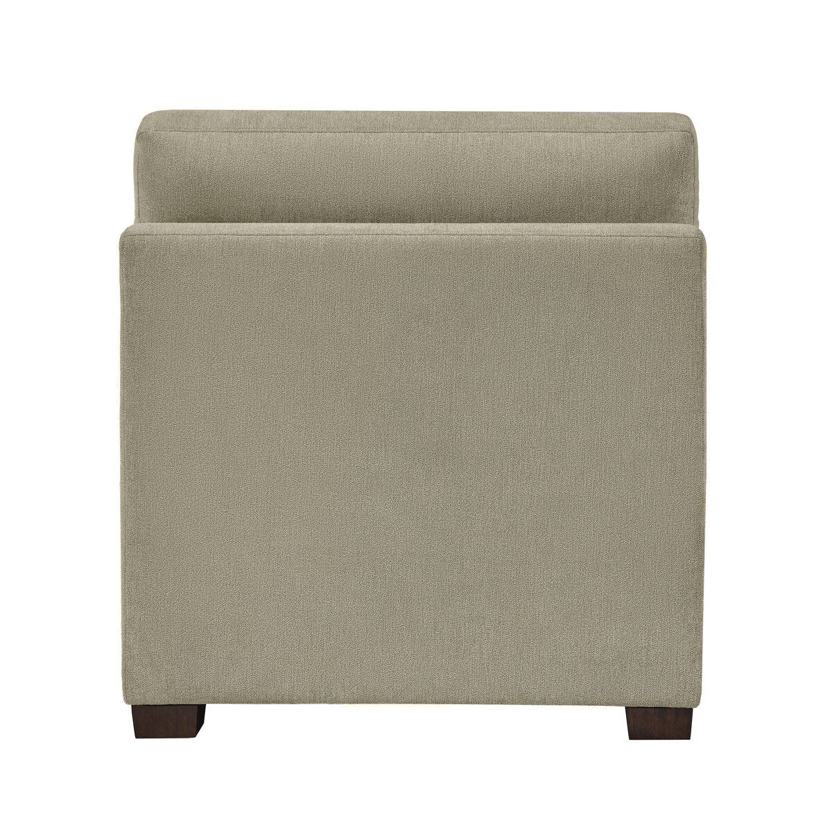 Thomasville Tisdale Modular Armless Chair Beige Fabric Pocket Coil Sofa Seat