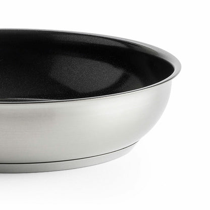 KitchenAid Stainless Steel Frying Pan Set 3 Piece 20 24 28cm Induction Safe