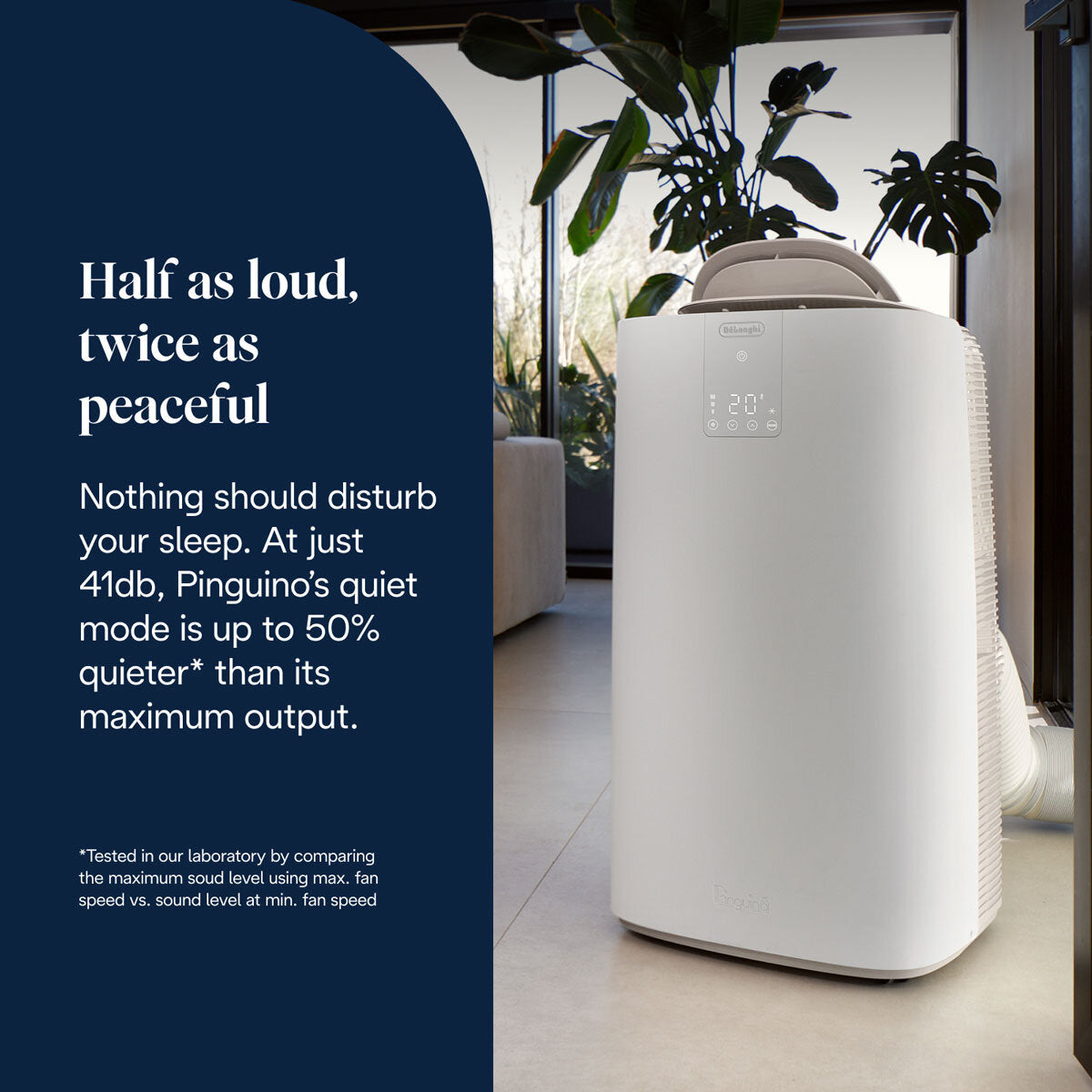 De'Longhi GentleJet AP98 Portable Air Conditioner 11500 BTU A+ White Remote