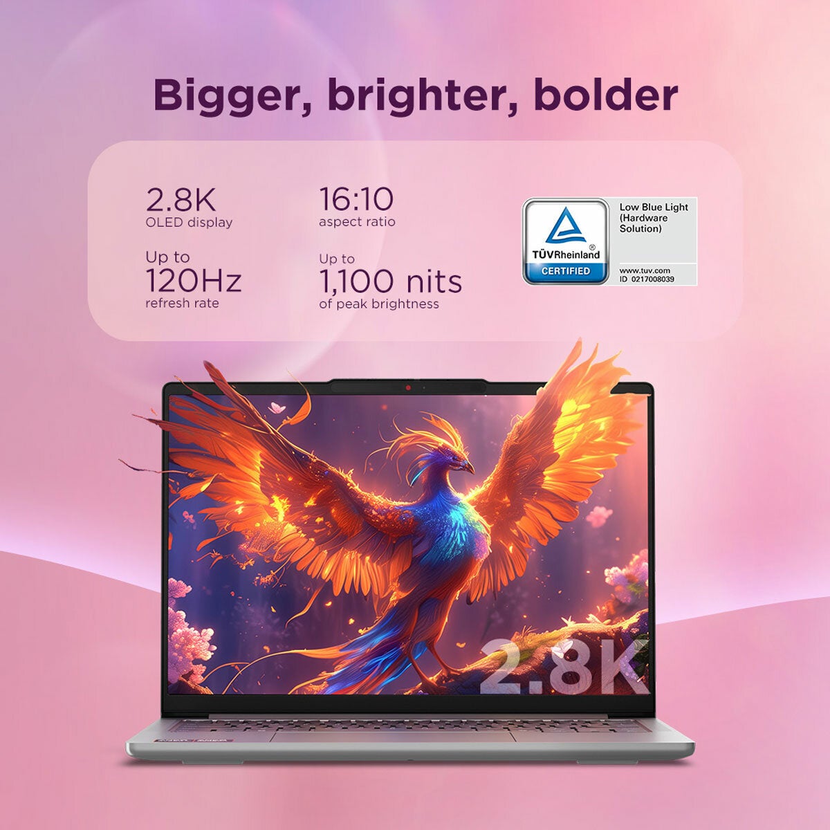 Lenovo IdeaPad Slim 5 16" OLED Laptop AMD Ryzen AI 7 16GB 512GB SSD Grey WiFi 7