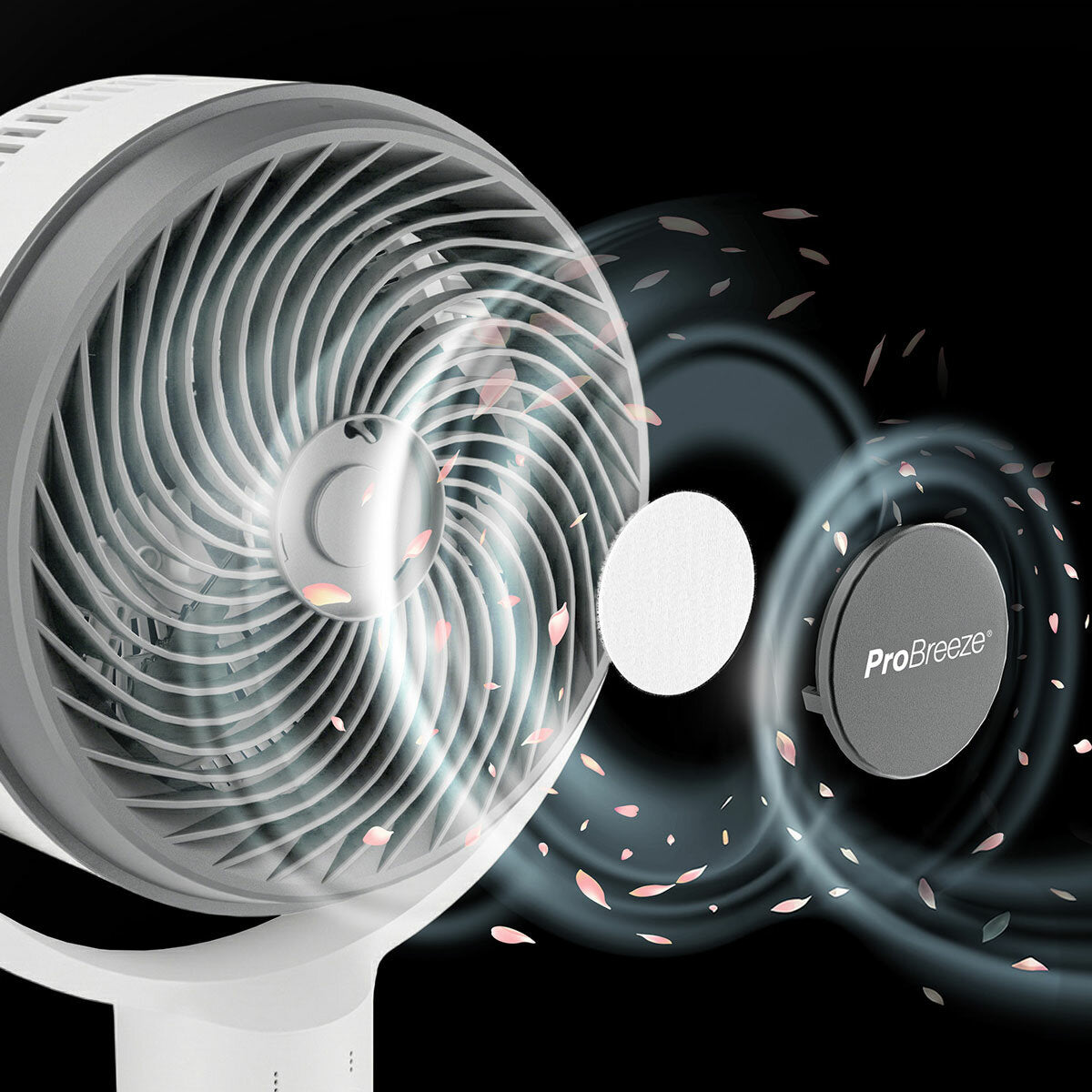 Pro Breeze AirFlo 43" Pedestal Fan PB-F-26WG 9 Speed 4 Mode Remote Control