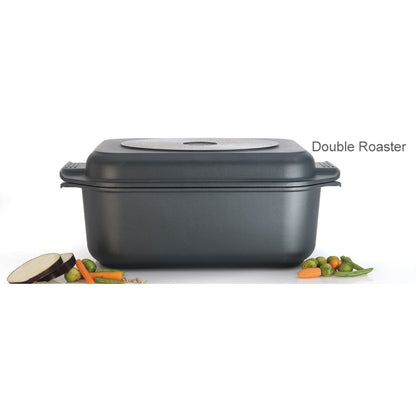 BergHOFF Eurocast 11 Piece Non-Stick Cookware Set Induction Cast Iron Black