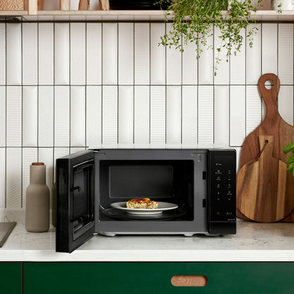 Panasonic NN-ST22QBBPQ 20L Solo Microwave Oven 800W Black Turntable LCD