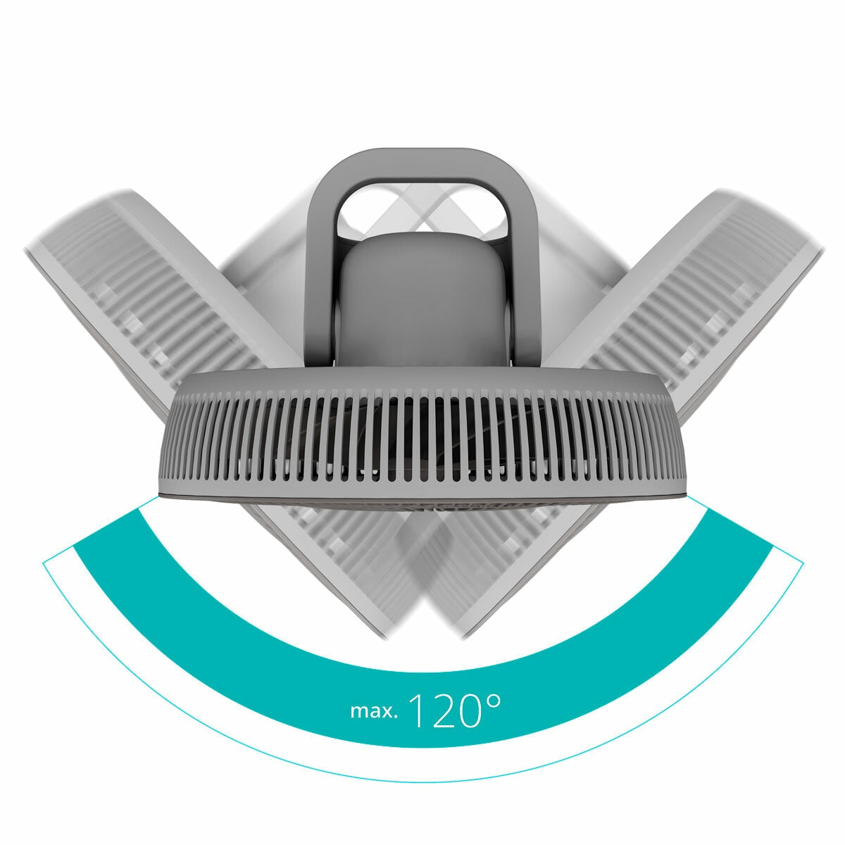 Duux Whisper Fan 3 DXCF220UK Grey Tower Fan 26 Speed Remote Oscillating