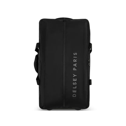 Delsey Paris 28" Wheeled Duffel Bag Trolley Water-Resistant Black Travel