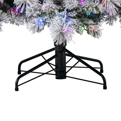 5ft Pre-Lit Glitter Flocked Artificial Christmas Tree 1150 LED Twinkle Light