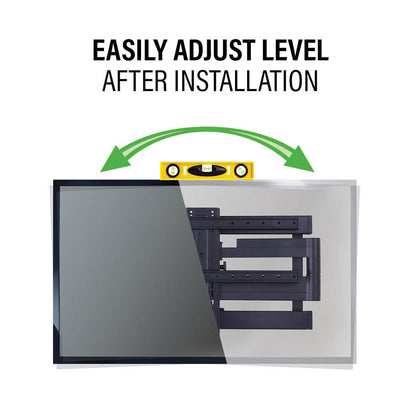 Sanus SLF428-B2 Full Motion TV Wall Mount 37-90 Inch Large Black 61kg VESA