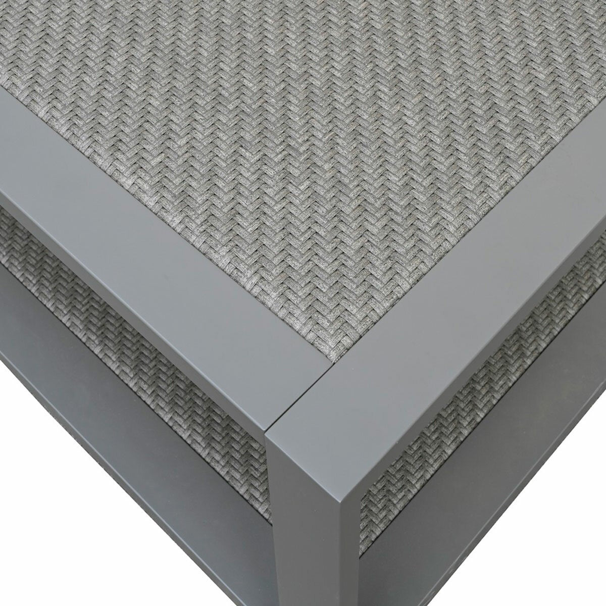Foremost Milan Deep Seating Garden Patio Set Aluminium Wicker Cream Cover 4PCS