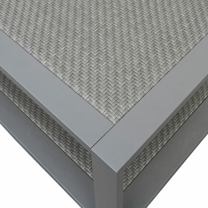 Foremost Milan Deep Seating Garden Patio Set Aluminium Wicker Cream Cover 4PCS