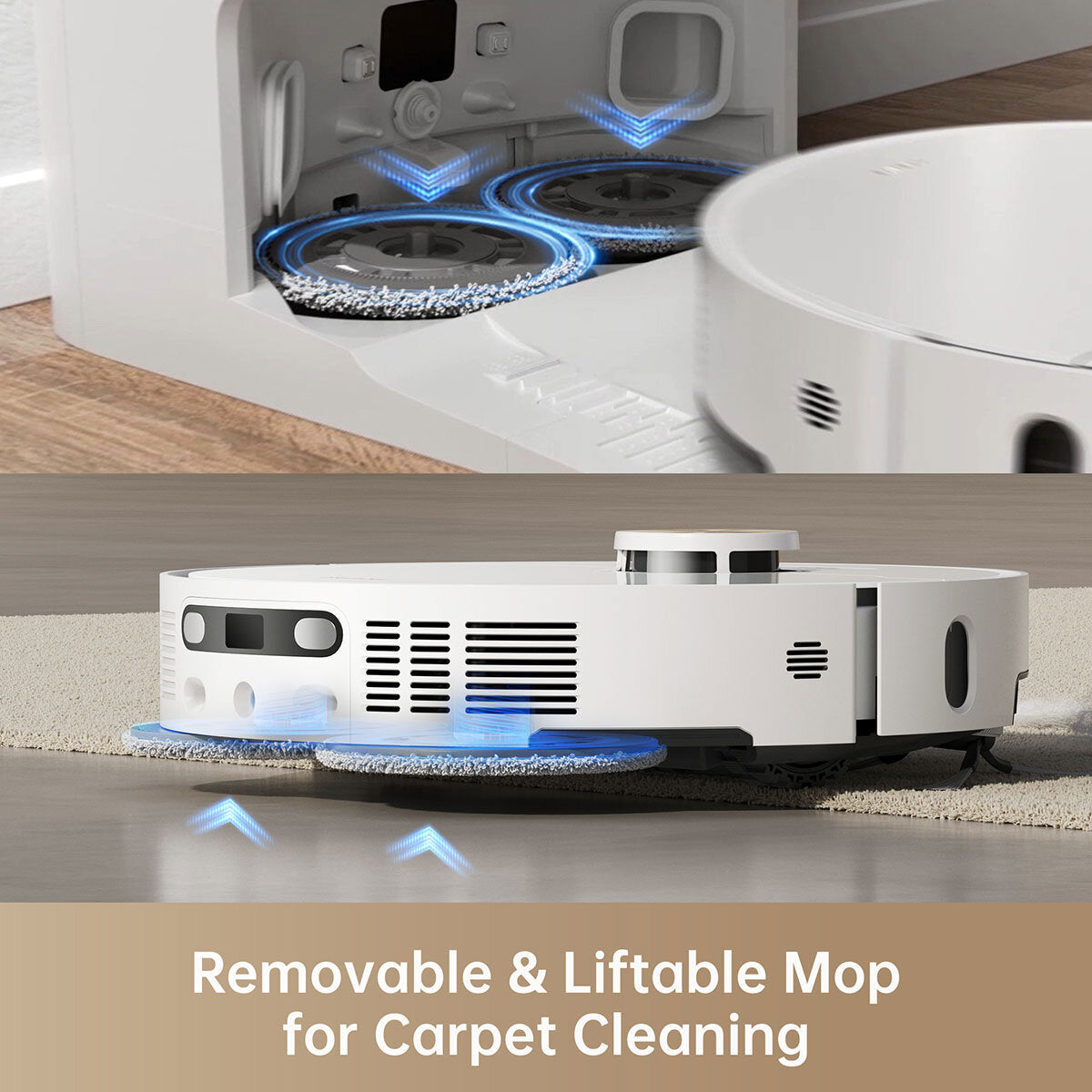 Dreame X40 Ultra Robot Vacuum Mop Self-Cleaning Auto-Empty 12000Pa White