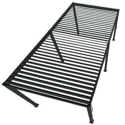 Mirador Louvered Aluminium Pergola 10x20ft Adjustable Anthracite Garden 3x6m