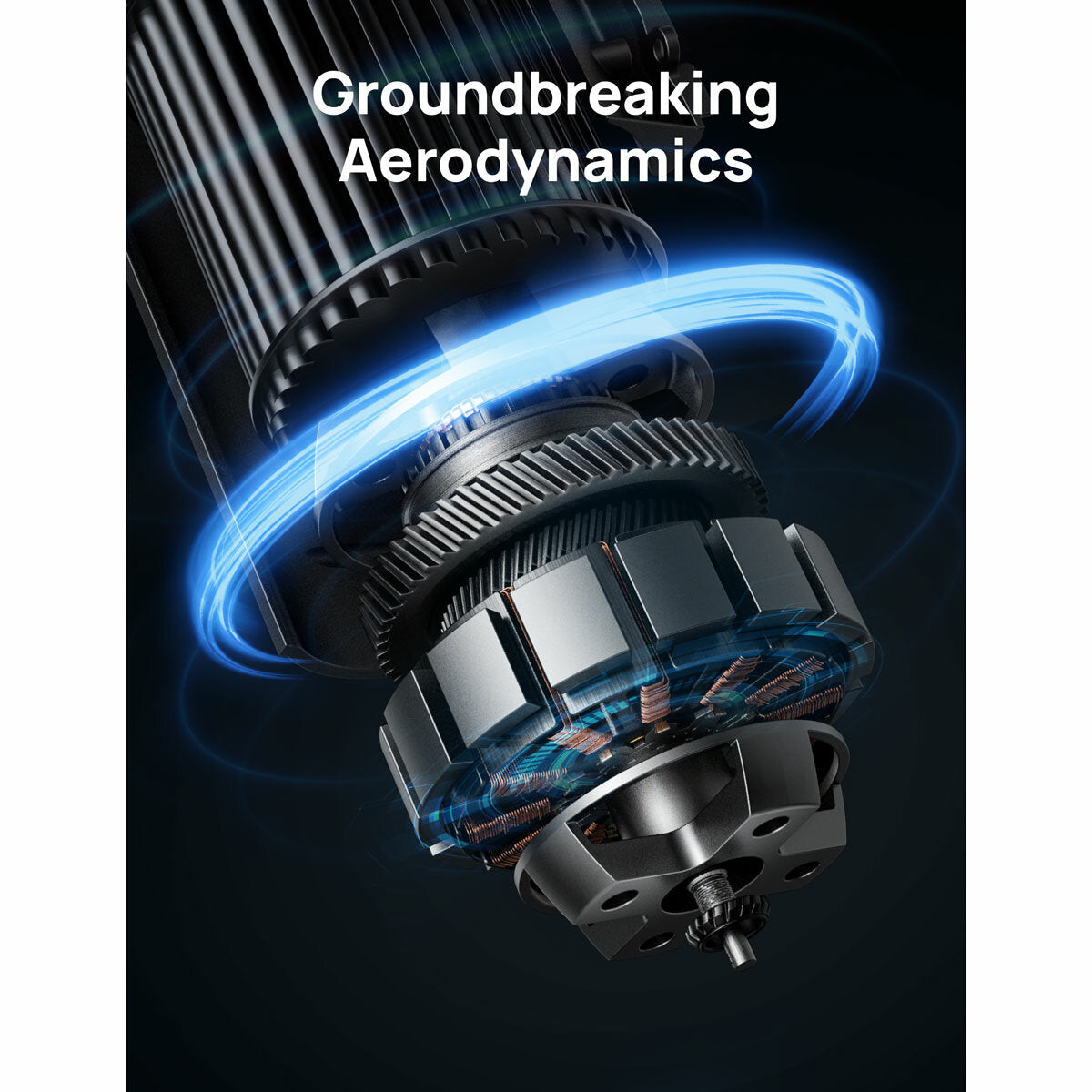 Dreo Cruiser Pro Tower Fan DR-HTF011S Smart App 9 Speed Black Oscillating