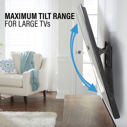 Sanus SLT4-B2 Tilting TV Wall Mount Bracket 42-90 Inch Large 68kg Black VESA