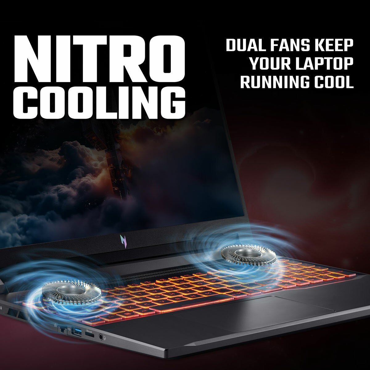 Acer Nitro V 16 Gaming Laptop AMD Ryzen 7 16GB 512GB RTX 5060 Windows 11 Black
